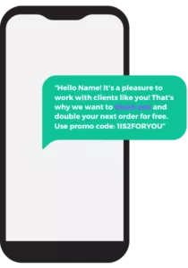 SMS Template - Loyal customers